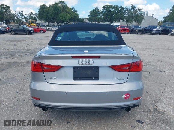 2015 Audi A3 with VIN WAUWFLFF8F1073168, listed as a IAAI auction lot 42523908 with 93,421 mi miles and . Bid and sale history available at DreamBid. Image 16.