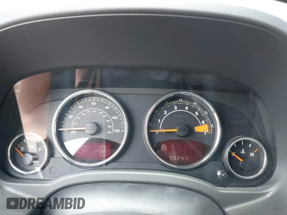 2016 Jeep Compass High Altitude Edition with VIN 1C4NJCEA3GD536062, listed as a IAAI auction lot 39685307 with 90,247 mi miles. Bid and sale history available at carsss.com. Image 7.