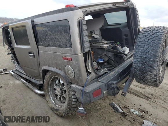2009 Hummer H2 z VIN 5GRGN83239H103146, wystawiony jako Copart lot #44941834 z przebiegiem Nie podano mil oraz Szkoda całkowita • Salvage title. Historia ofert i sprzedaży dostępna na DreamBid. Obrazek 2.