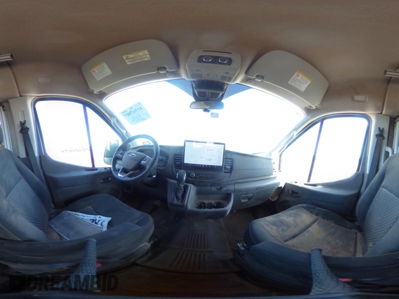 2023 Ford Transit Passenger XL with VIN 1FBAX9CG3PKB41256, listed as a IAAI auction lot 41967907 with 4,743 mi miles and . Bid and sale history available at DreamBid. Image 19.