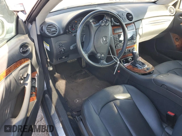 2005 Mercedes-Benz CLK-Class 3.2L with VIN WDBTK65J75F122191, listed as a Copart auction lot 77580334 with 51,439 mi miles and Salvage Title. Bid and sale history available at carsss.com. Image 8.