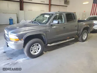 2002 Dodge Dakota SLT with VIN 1B7HG48N92S620875, listed as a Copart auction lot 86101494 with 159,436 mi miles and Salvage Title. Bid and sale history available at carsss.com. Image 1.