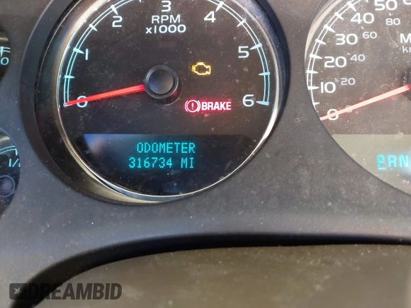 2008 GMC Yukon SLE w/3SA with VIN 1GKFC13C58R211994, listed as a IAAI auction lot 41278858 with 316,734 mi miles. Bid and sale history available at carsss.com. Image 7.