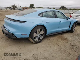 2024 Porsche Taycan with VIN WP0AA2Y14RSA12182, listed as a Copart auction lot 68667294 with 4,283 mi miles and Salvage title. Bid and sale history available at DreamBid. Image 3.