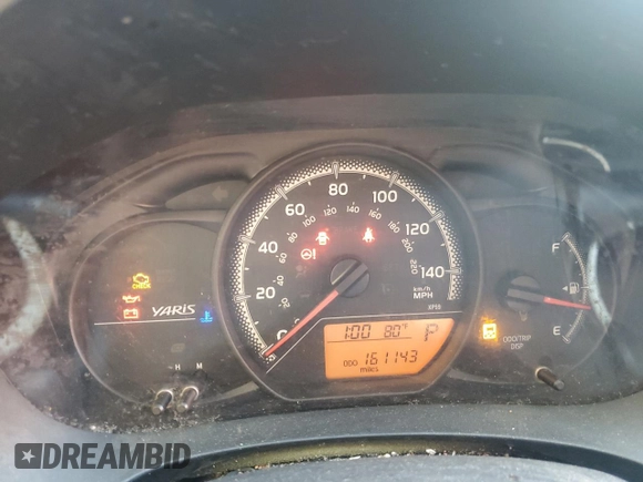 2015 Toyota Yaris L with VIN VNKJTUD34FA022603, listed as a Copart auction lot 55862625 with 161,143 mi miles and Clean title. Bid and sale history available at DreamBid. Image 9.