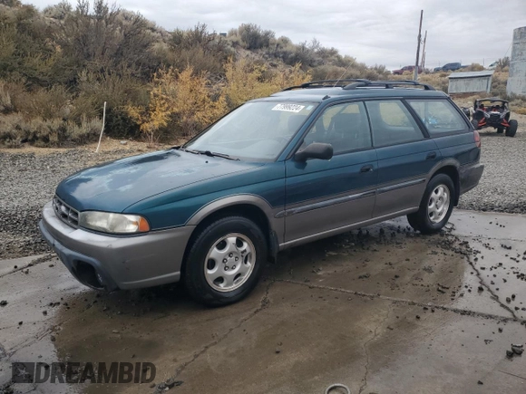 1996 Subaru Legacy Outback with VIN 4S3BG685XT7984194, listed as a Copart auction lot 77999224 with 130,804 mi miles and Salvage title. Bid and sale history available at DreamBid. Image 1.