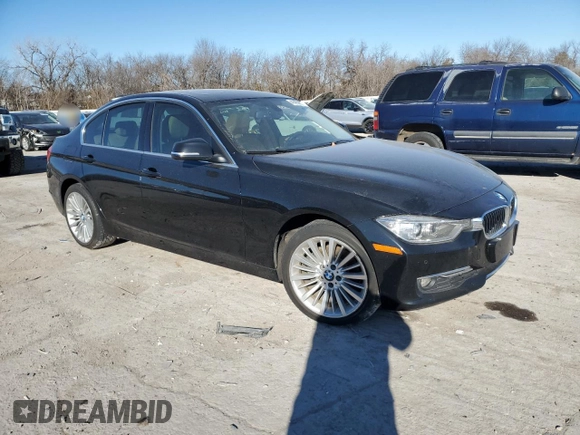 2012 BMW 3 Series 328i with VIN WBA3A5C57CF256245, listed as a Copart auction lot 46413925 with 121,888 mi miles and Salvage title. Bid and sale history available at DreamBid. Image 4.