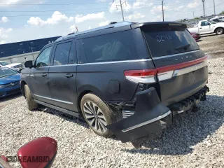 2023 Lincoln Navigator L Reserve with VIN 5LMJJ3LG7PEL02726, listed as a Copart auction lot 55732934 with 0 mi miles and Salvage Title. Bid and sale history available at carsss.com. Image 2.