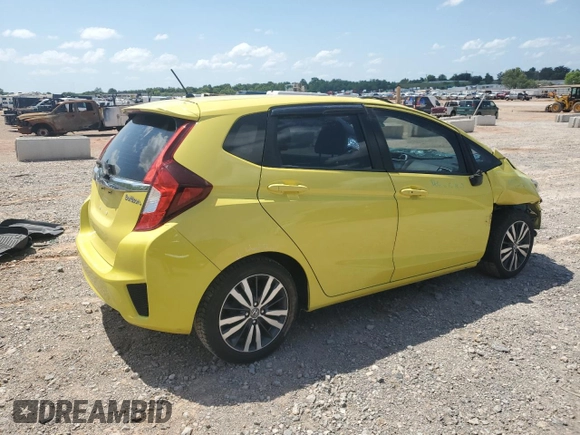 2015 Honda Fit EX-L z VIN 3HGGK5H8XFM767023, wystawiony jako Copart lot #62157155 z przebiegiem Nie podano mil oraz Szkoda całkowita • Salvage title. Historia ofert i sprzedaży dostępna na DreamBid. Obrazek 3.