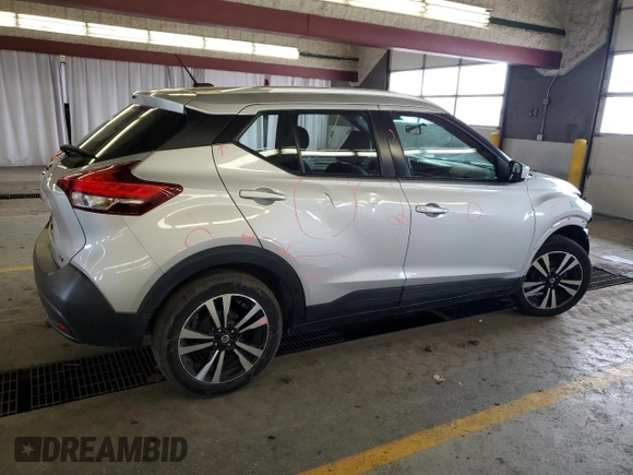 2019 Nissan Kicks SR with VIN 3N1CP5CU2KL546618, listed as a Copart auction lot 43514625 with 89,628 mi miles and Non Repairable. Bid and sale history available at carsss.com. Image 3.