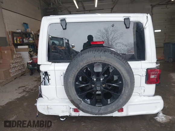 2022 Jeep Wrangler Unlimited Sahara with VIN 1C4HJXEN3NW222744, listed as a IAAI auction lot 41249285 with 43,780 mi miles and . Bid and sale history available at DreamBid. Image 17.