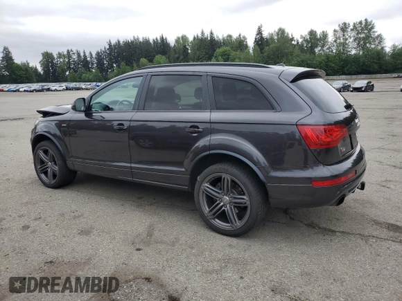 2015 Audi Q7 S line Prestige with VIN WA1DGAFE5FD005535, listed as a Copart auction lot 56905465 with 117,934 mi miles and Salvage title. Bid and sale history available at DreamBid. Image 2.