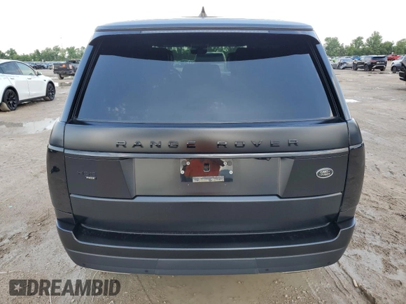 2020 Land Rover Range Rover with VIN SALGS5SE1LA400235, listed as a Copart auction lot 54454995 with 58,884 mi miles and Salvage title. Bid and sale history available at DreamBid. Image 6.