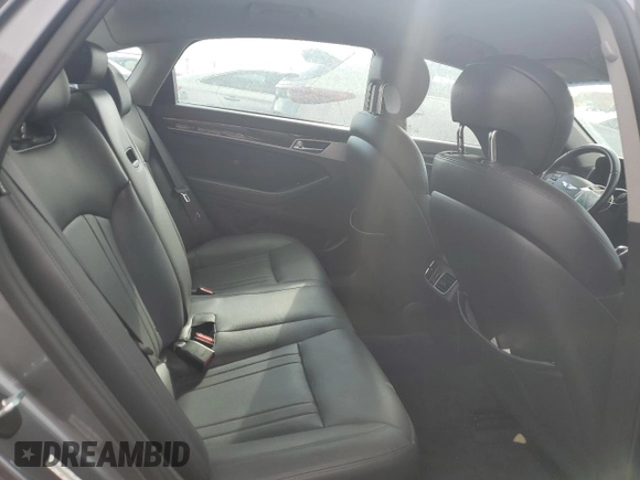 2015 Hyundai Genesis 3.8L with VIN KMHGN4JE6FU049153, listed as a Copart auction lot 71475544 with 87,477 mi miles and Salvage Title. Bid and sale history available at carsss.com. Image 10.
