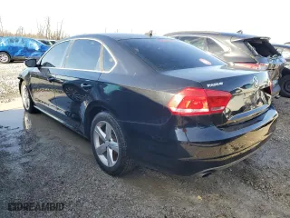 2012 Volkswagen Passat SE with VIN 1VWBH7A33CC008015, listed as a Copart auction lot 84952004 with 195,051 mi miles and Salvage Title. Bid and sale history available at carsss.com. Image 2.