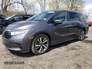 2023 Honda Odyssey Touring with VIN 5FNRL6H84PB019285, listed as a Copart auction lot 53273085 with 29,053 mi miles and Salvage Title. Bid and sale history available at DreamBid. Image 1.