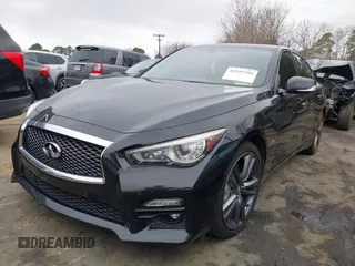2017 Infiniti Q50 3.0t Premium with VIN JN1EV7AR6HM838604, listed as a IAAI auction lot 41515766 with 60,611 mi miles. Bid and sale history available at carsss.com. Image 2.