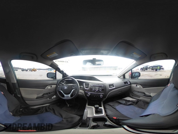 2015 Honda Civic Sedan LX with VIN 19XFB2E54FE060478, listed as a IAAI auction lot 41400579 with 97,532 mi miles. Bid and sale history available at carsss.com. Image 19.