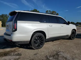 2022 Cadillac Escalade ESV Sport Platinum with VIN 1GYS4RKL2NR350025, listed as a Copart auction lot 74261794 with 28,667 mi miles and Non repairable. Bid and sale history available at DreamBid. Image 3.