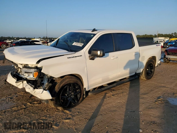 2023 Chevrolet Silverado 1500 RST with VIN 2GCUDEEDXP1145916, listed as a Copart auction lot 81837204 with Not Provided miles and Salvage Title. Bid and sale history available at DreamBid. Image 1.