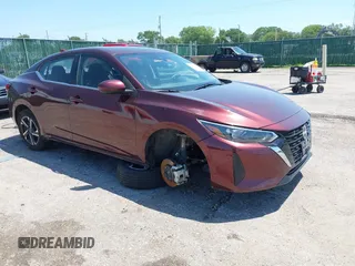 2024 Nissan Sentra SV with VIN 3N1AB8CV4RY340682, listed as a IAAI auction lot 42688774 with 40,073 mi miles and . Bid and sale history available at DreamBid. Image 1.