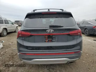 2022 Hyundai Santa Fe SEL with VIN 5NMS2DAJ7NH379569, listed as a Copart auction lot 89164455 with 79,858 mi miles and Salvage Title. Bid and sale history available at carsss.com. Image 6.