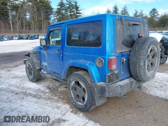2014 Jeep Wrangler Sahara with VIN 1C4AJWBG0EL218217, listed as a IAAI auction lot 41263046 with 79,137 mi miles and . Bid and sale history available at DreamBid. Image 3.