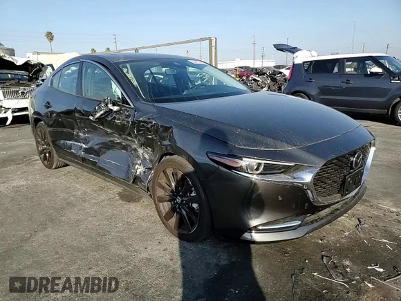 2023 Mazda 3 Premium Plus with VIN 3MZBPBEY2PM377464, listed as a Copart auction lot 83273744 with 6,299 mi miles and Salvage Title. Bid and sale history available at DreamBid. Image 10.