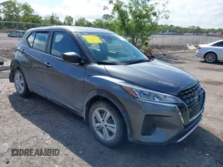 2023 Nissan Kicks S with VIN 3N1CP5BV7PL500767, listed as a IAAI auction lot 41912515 with 23,119 mi miles. Bid and sale history available at carsss.com. Image 1.
