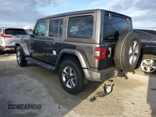 2021 Jeep Wrangler Unlimited Sahara High Altitude z VIN 1C4HJXEG0MW603872, wystawiony jako Copart lot #74835884 z przebiegiem 31 008 mil mil oraz Nie do naprawy • Non repairable. Historia ofert i sprzedaży dostępna na DreamBid. Obrazek 2.