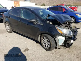 2014 Kia Rio LX with VIN KNADM4A35E6407058, listed as a Copart auction lot 72997044 with 76,215 mi miles and Salvage Title. Bid and sale history available at DreamBid. Image 4.