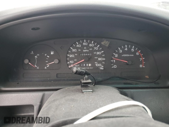 1996 Nissan Frontier XE with VIN 1N6SD16S8TC345546, listed as a Copart auction lot 44806825 with 229,440 mi miles and Salvage title. Bid and sale history available at DreamBid. Image 9.