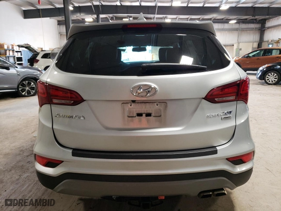 2018 Hyundai Santa Fe Sport Limited with VIN 5XYZUDLAXJG555265, listed as a Copart auction lot 68753783 with 38,768 mi miles. Bid and sale history available at carsss.com. Image 6.
