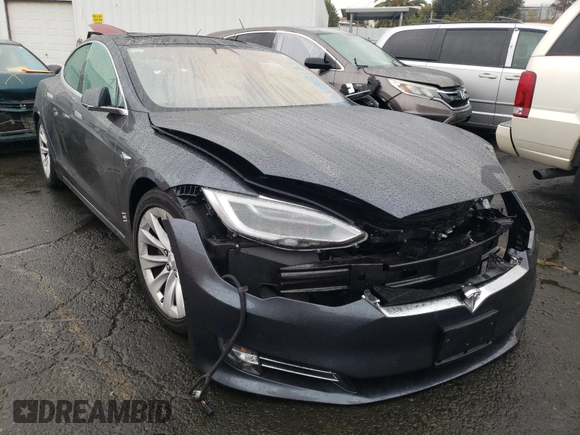 2018 Tesla Model S 75D with VIN 5YJSA1E24JF245215, listed as a Copart auction lot 63788121 with Not provided miles and Salvage title. Bid and sale history available at DreamBid. Image 1.