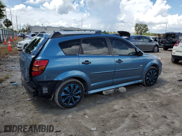 2005 Pontiac Vibe with VIN 5Y2SL63845Z453996, listed as a Copart auction lot 69864174 with 224,650 mi miles and Salvage Title. Bid and sale history available at carsss.com. Image 3.