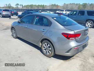 2022 Kia Rio S with VIN 3KPA24AD5NE481448, listed as a IAAI auction lot 41748379 with 65,123 mi miles. Bid and sale history available at carsss.com. Image 3.