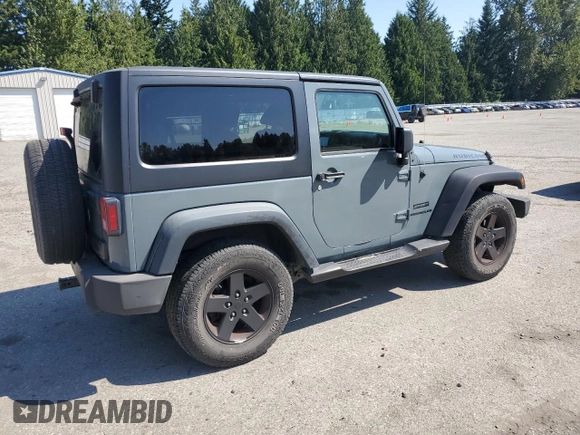 2014 Jeep Wrangler Sport z VIN 1C4AJWAG9EL117954, wystawiony jako Copart lot #65821725 z przebiegiem 137 383 mil mil oraz Czysty tytuł • Clean title. Historia ofert i sprzedaży dostępna na DreamBid. Obrazek 3.