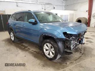 2019 Volkswagen Atlas SE z VIN 1V2UR2CA3KC566838, wystawiony jako Copart lot #53525575 z przebiegiem 60 914 mil mil oraz Szkoda całkowita • Salvage title. Historia ofert i sprzedaży dostępna na DreamBid. Obrazek 4.