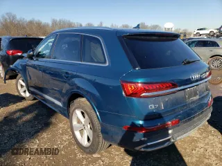 2020 Audi Q7 Premium with VIN WA1AJAF75LD011028, listed as a Copart auction lot 43251574 with 46,658 mi miles. Bid and sale history available at carsss.com. Image 2.