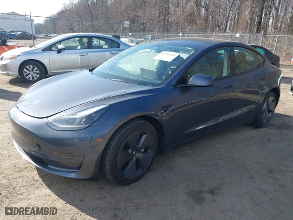 2023 Tesla Model 3 with VIN 5YJ3E1EA7PF641292, listed as a IAAI auction lot 41750420 with 111,370 mi miles. Bid and sale history available at carsss.com. Image 16.