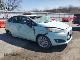 2017 Ford Fiesta Titanium with VIN 3FADP4CJ2HM119725, listed as a Copart auction lot 50743635 with 125,412 mi miles and Salvage Title. Bid and sale history available at carsss.com. Image 4.
