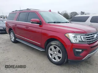 2018 Ford Expedition Max XLT with VIN 1FMJK1JT9JEA51610, listed as a IAAI auction lot 41168286 with 124,545 mi miles and . Bid and sale history available at DreamBid. Image 1.
