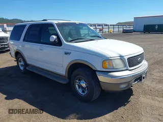 2000 Ford Expedition Eddie Bauer with VIN 1FMPU18L5YLA81378, listed as a IAAI auction lot 42366640 with 222,898 mi miles and . Bid and sale history available at DreamBid. Image 1.