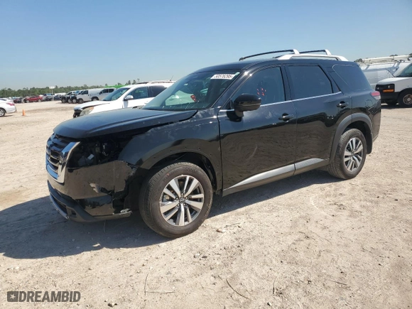2024 Nissan Pathfinder SL with VIN 5N1DR3CA6RC251898, listed as a Copart auction lot 50576295 with 19,683 mi miles and Salvage Title. Bid and sale history available at carsss.com. Image 1.