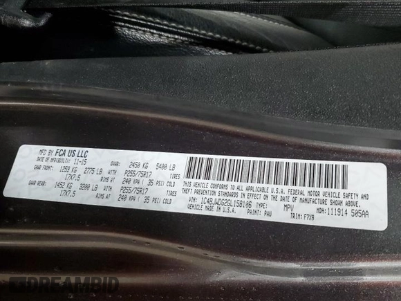 2016 Jeep Wrangler Unlimited Sport с VIN 1C4BJWDG2GL158106, выставлен на аукционе Copart как лот 59557565 с пробегом 114 242 миль миль и Списание • Salvage title. История ставок и продаж доступна на DreamBid. Изображение 12.