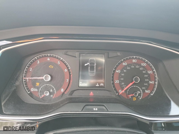2019 Volkswagen Jetta S with VIN 3VWC57BUXKM054524, listed as a Copart auction lot 46931165 with 42,036 mi miles and Salvage Title. Bid and sale history available at carsss.com. Image 9.