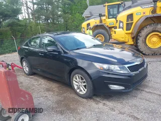 2012 Kia Optima LX with VIN KNAGM4A73C5287487, listed as a IAAI auction lot 42176012 with 233,460 mi miles and . Bid and sale history available at carsss.com. Image 1.
