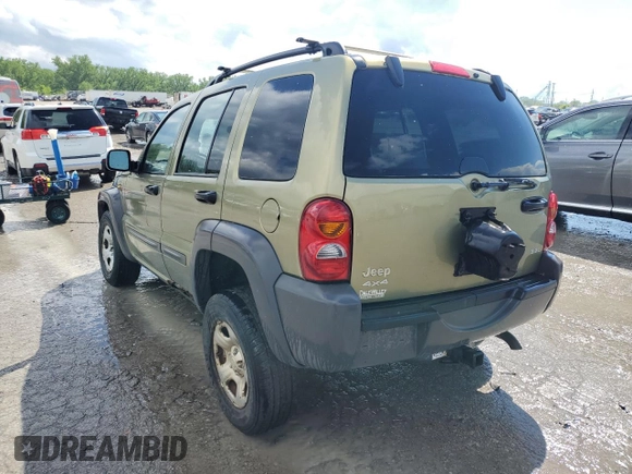 2004 Jeep Liberty Sport with VIN 1J4GL48K64W166636, listed as a Copart auction lot 55660735 with 171,662 mi miles and Clean Title. Bid and sale history available at DreamBid. Image 2.