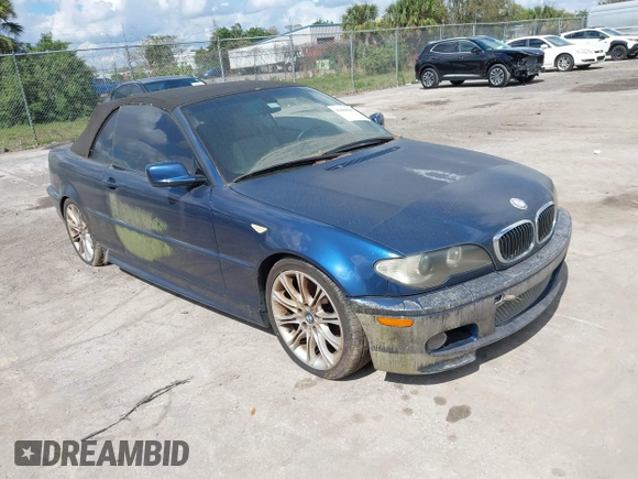 2006 BMW 3 Series 330Ci with VIN WBABW53466PJ97756, listed as a IAAI auction lot 41680045 with 123,083 mi miles. Bid and sale history available at carsss.com. Image 1.