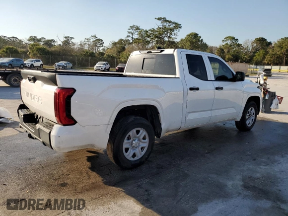 2022 Toyota Tundra SR with VIN 5TFKB5AA5NX006656, listed as a Copart auction lot 50401455 with Not provided miles and Non repairable. Bid and sale history available at DreamBid. Image 3.